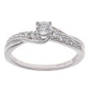 Platinum 0.33ct Brilliant Cut Diamond Solitaire Ring