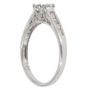 9ct White Gold 0.50ct Brilliant Cut Diamond Cluster Ring