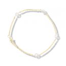 9ct Yellow and White Fancy Gold Bracelet