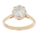 9ct Yellow Gold 1.90ct Diamond Solitaire Ring