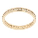 18ct Yellow Gold 0.50ct Brilliant Cut Diamond Full Eternity Ring