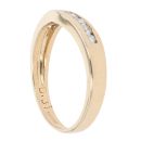 18ct Yellow Gold 0.31ct Diamond Wishbone Ring