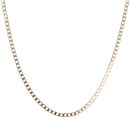9ct Yellow Gold Curb Chain 20"