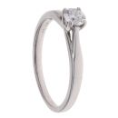 18ct White Gold 0.40ct Diamond Solitaire Ring