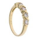 18ct Yellow Gold 0.43ct Brilliant Cut Diamond Five Stone Ring