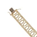 9ct Yellow Gold Fancy Bracelet 7.5"