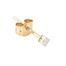 9ct Yellow Gold Round Diamond Solitaire Stud Earrings