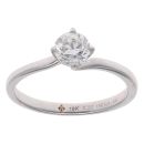 18ct White Gold 0.50ct Brilliant Cut Diamond Solitaire Ring