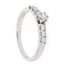 9ct White Gold 0.30ct Diamond Solitaire Ring