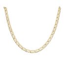 9ct Yellow Gold Fancy Triple Link Chain 18"