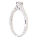 18ct White Gold 0.25ct Brilliant Cut Diamond Solitaire Ring