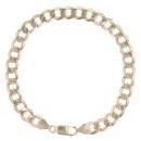 9ct Yellow Gold Curb Bracelet 8"