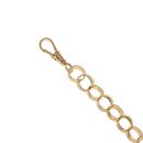 Silver Gold Plated Belcher Bracelet 8.5"