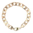 9ct Yellow Gold Curb Bracelet 8.5"