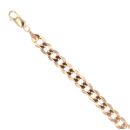 9ct Yellow Gold  Curb Bracelet 8"