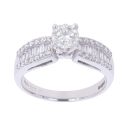 14ct White Gold 1.20ct Diamond Solitaire Ring