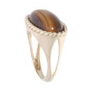 9ct Yellow Gold Tiger's Eye Signet Ring