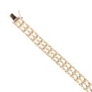 9ct Yellow Gold Gate Bracelet 7.5"