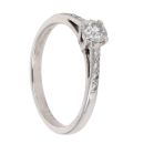 Platinum 0.37ct Diamond Solitaire Ring