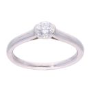 18ct White Gold 0.50ct Diamond Solitaire Ring