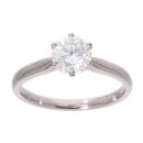 18ct White Gold 1.00ct Diamond Solitaire Ring