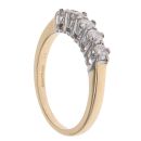 18ct Yellow Gold 0.50ct Brilliant Cut Diamond Five Stone Ring