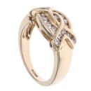 9ct Yellow Gold 0.50ct Brilliant Cut Diamond Fancy Ring
