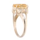 9ct Yellow Gold Citrine Dress Ring