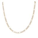 9ct Yellow Gold Figaro Chain 18"