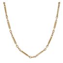 9ct Yellow Gold Bar Link Chain 18"