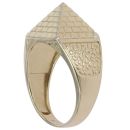 9ct Yellow Gold Pyramid Ring