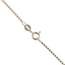 18ct Yellow Gold Box Chain 20"