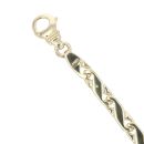 9ct Yellow Gold Fancy Bracelet 7.5"