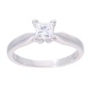 18ct White Gold 0.50ct Diamond Solitaire Ring