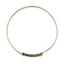 9ct Yellow Gold Patterned Expanding Bangle