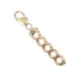 9ct Yellow Gold Curb Bracelet 9"