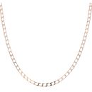 9ct Yellow Gold Square Curb Chain 18"