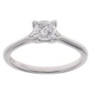 Platinum 0.50ct Diamond Solitaire Ring
