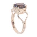 9ct Yellow Gold Smoky Quartz Ring