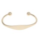 9ct Yellow Gold ID Torque Bangle