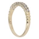 9ct Yellow Gold 0.20ct Diamond Half Eternity Ring
