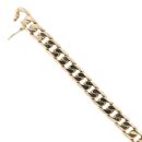 9ct Yellow Gold Curb Bracelet 6.5"