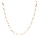 9ct Yellow Gold Square Curb Chain 18"