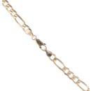 9ct Yellow Gold Figaro Chain 30"