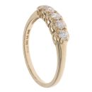 14ct Yellow Gold Cubic Zirconia Five Stone Ring