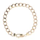 9ct Yellow Gold Curb Bracelet 7"