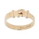 9ct Yellow Gold Buckle Ring