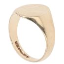 9ct Yellow Gold Patterned Signet Ring