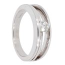 9ct White Gold 0.26ct Diamond Solitaire Ring by Anya Belle