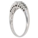 18ct White Gold 0.57ct Princess Cut Diamond Half Eternity Ring